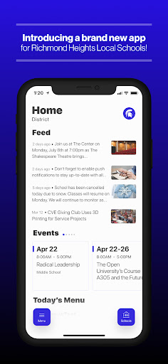 Android application Richmond Hts Local Schools screenshort