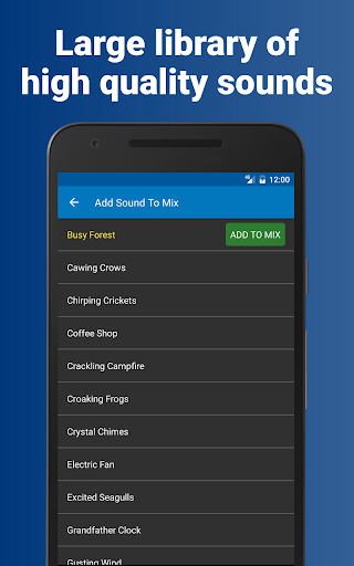 Relaxing Sounds Screen 2