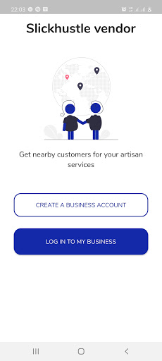 Android application SlickHustle Vendor screenshort