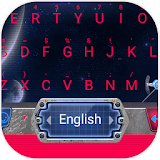Blue Star Spacecraft Theme&Emoji Keyboard icon