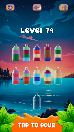 Android application Color Water Sort Puzzle Relax screenshort