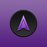 Pastel Purple On Gray Icons