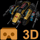 Cardboard 3D VR Space FPS game icon