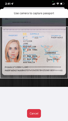 One Click Verify Screen 3