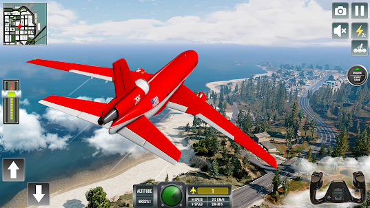 Real Airplane Flying Pilot Sim