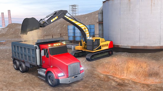 Excavator Crane Driving Sim Screenshot