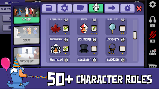 Goose Goose Duck MOD APK characters