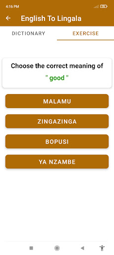 English To Lingala Dictionary Screen 3