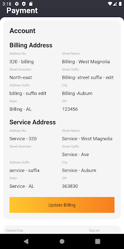 MDU1 Customer Portal Screen 3
