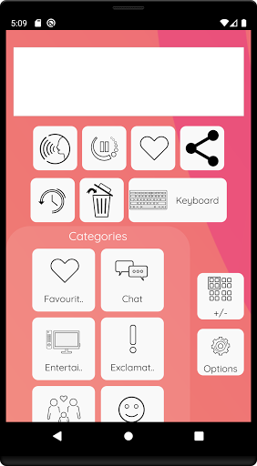 Android application SpeakUnique screenshort