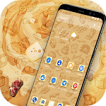 Cover Image of Tải xuống Bread Theme - Emoji Launcher 1.5 APK