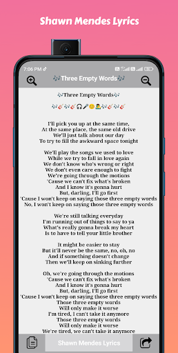 Shawn Mendes Song Lyrics