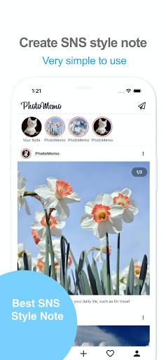Android application PhotoMemo - SNS Style Memo screenshort