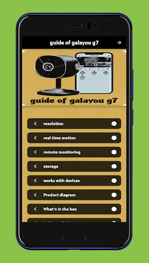 guide of galayou g7