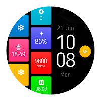 Watchface Flat Simple Watch4