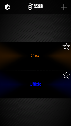 Android application Giove iCONTROL screenshort