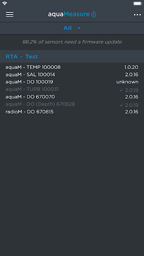 aquaMeasure Screen 3
