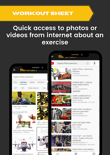 Workout Sheet  - Superset