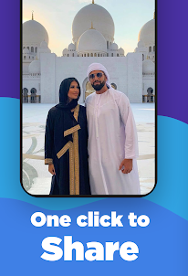 Hijab Couple Photo Suit