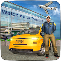 Real Taxi Airport City Driving-New car games 2020