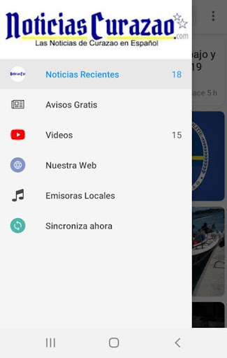 Android application Noticias Curazao screenshort