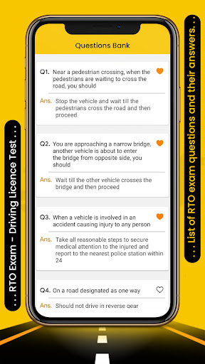 RTO Exam: Driving Licence Info Screen 3