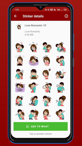 WASticker: Love Romantic screenshot 5