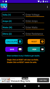 Volt Amp Watt Calculator Apk Download 4