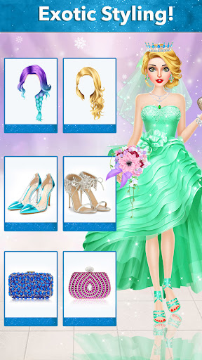 Ice Princess Wedding Dress Up screenshot 5