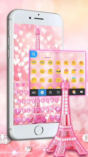 Love Paris Heart Theme Screen 3
