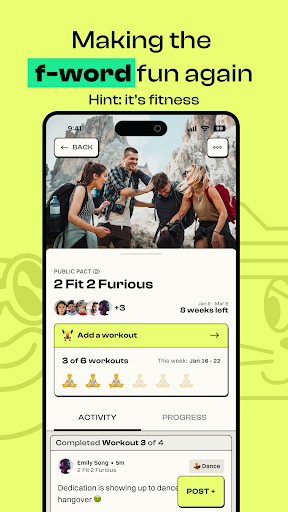 Screenshot of Fitness Pact: Get Fit Together
