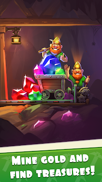 #1. Gnome Diggers: Idle Miner Game (Android) By: Roy Joy LLC