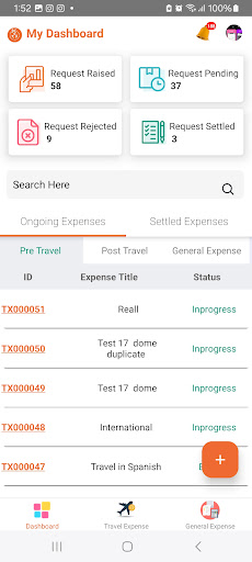 Android application MyVyay screenshort