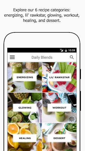 Android application Daily Blends Recipes screenshort