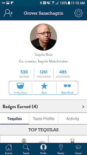 Android application Tequila Matchmaker screenshort