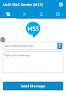 screenshot of Multi SMS Sender (MSS)
