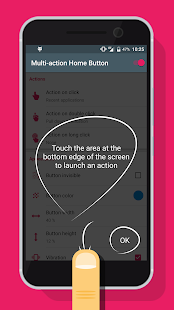 Multi-action Home Button Screenshot