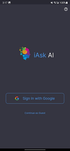 Android application iAsk AI - ChatBot screenshort