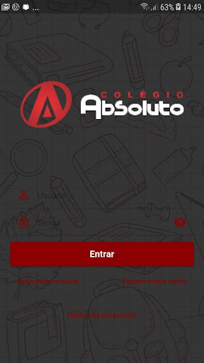 Android application Colégio Absoluto screenshort
