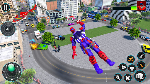 Spider Flying Rope Hero Games Screen 3
