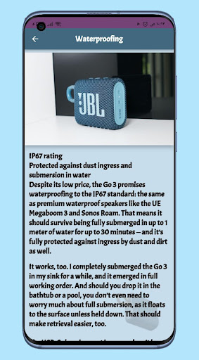JBL Go 3 Portable Guide Screen 3