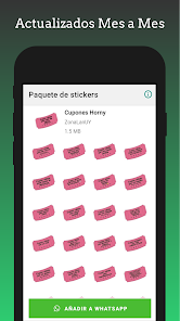 Captura 8 Stickers - Cupones Horny android