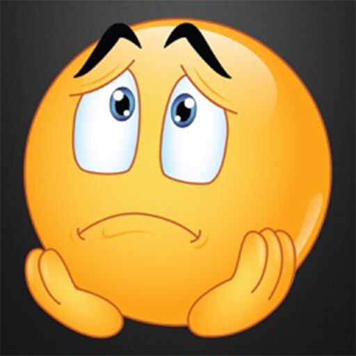 Sad emojis logo