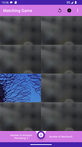Matching Game Screen 3