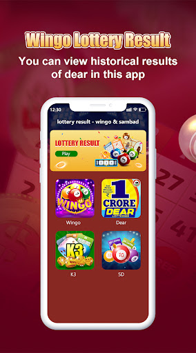 Android application Wingo Lottery Result screenshort