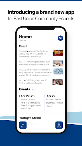 Android application East Union CSD screenshort