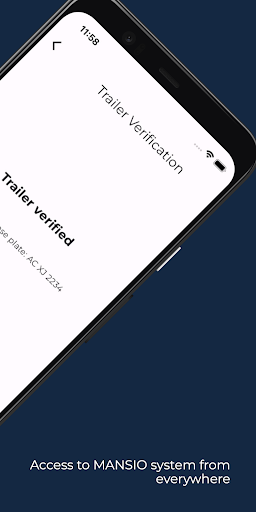 MANSIO Driver App Screen 3