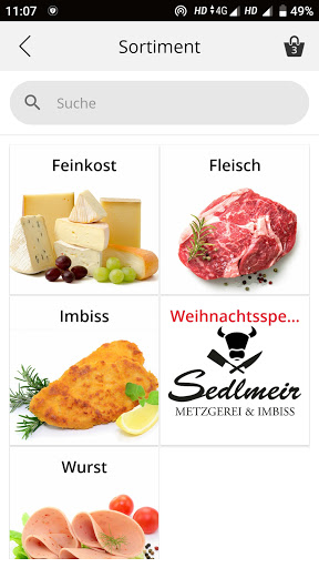 Metzgerei Sedlmeir Screen 3
