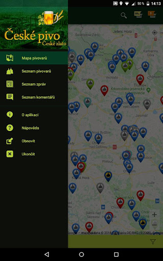 České pivovary Screen 3