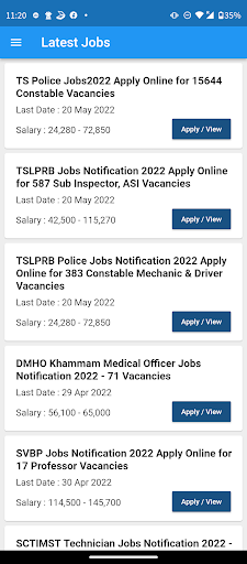 AllGovernmentJobs.in Screenshot